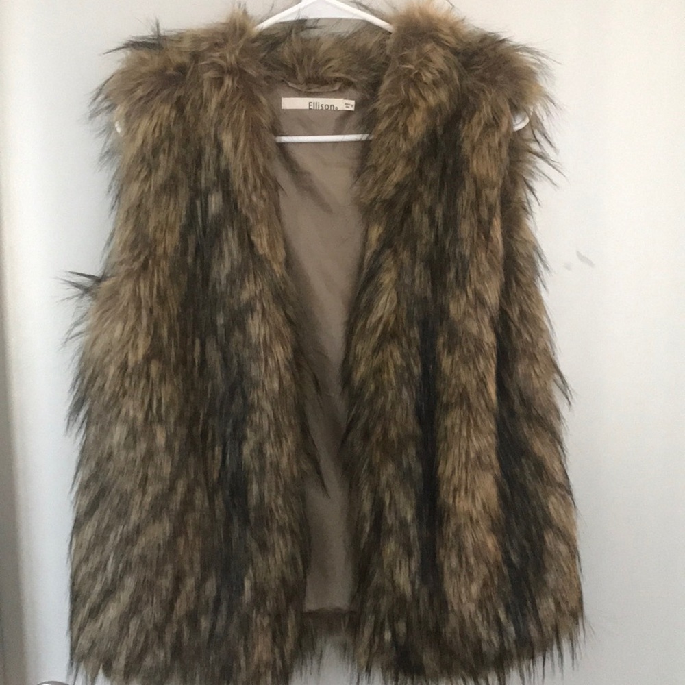 Ellison Faux Fur Vest